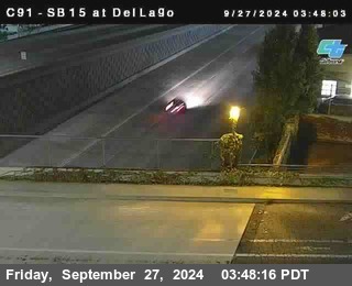 SB 15 at Del Lago bridge