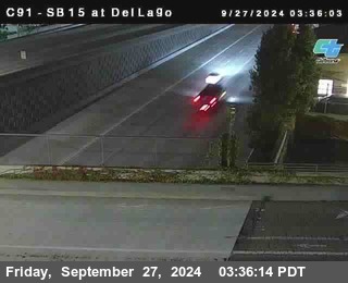 SB 15 at Del Lago bridge