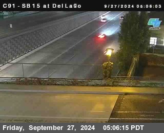 SB 15 at Del Lago bridge