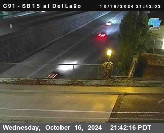 SB 15 at Del Lago bridge