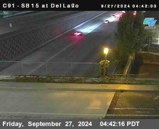 SB 15 at Del Lago bridge