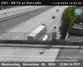 SB 15 at Del Lago bridge