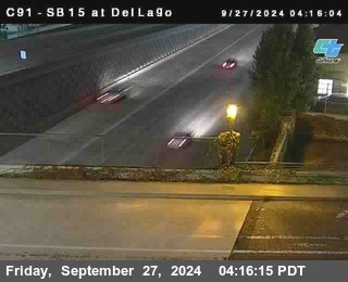 SB 15 at Del Lago bridge