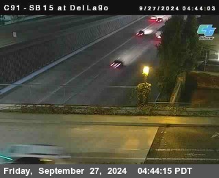 SB 15 at Del Lago bridge