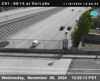 SB 15 at Del Lago bridge