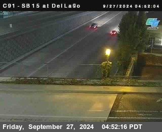 SB 15 at Del Lago bridge