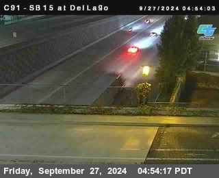 SB 15 at Del Lago bridge