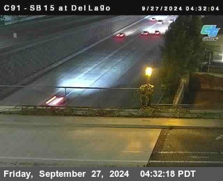 SB 15 at Del Lago bridge