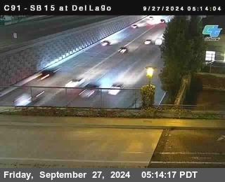 SB 15 at Del Lago bridge