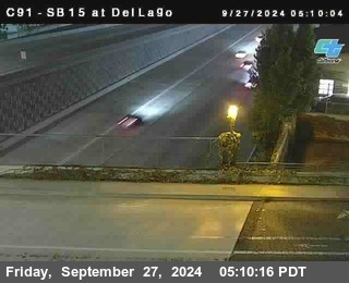 SB 15 at Del Lago bridge