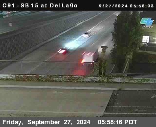 SB 15 at Del Lago bridge