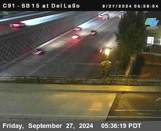 SB 15 at Del Lago bridge