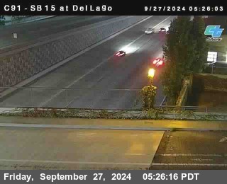 SB 15 at Del Lago bridge