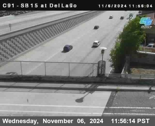 SB 15 at Del Lago bridge