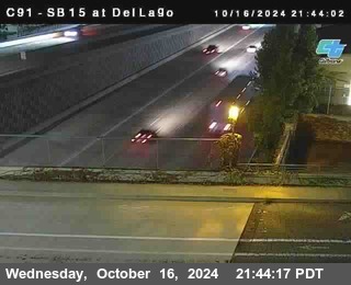 SB 15 at Del Lago bridge