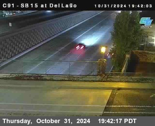 SB 15 at Del Lago bridge