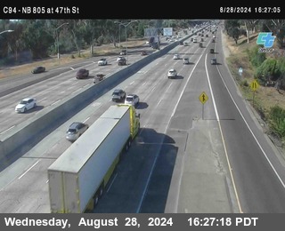 (C094) NB 805 : 47th Street (on ramp)