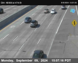 (C094) NB 805 : 47th Street (on ramp)