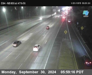 (C094) NB 805 : 47th Street (on ramp)