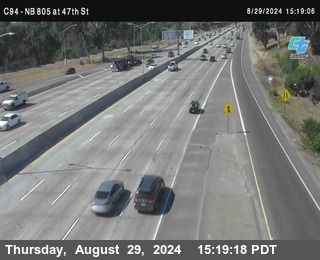 (C094) NB 805 : 47th Street (on ramp)