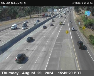 (C094) NB 805 : 47th Street (on ramp)