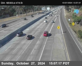 (C094) NB 805 : 47th Street (on ramp)