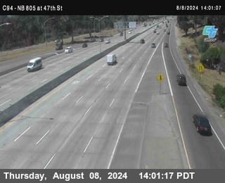 (C094) NB 805 : 47th Street (on ramp)