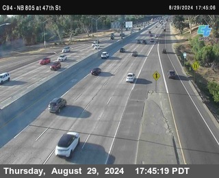 (C094) NB 805 : 47th Street (on ramp)