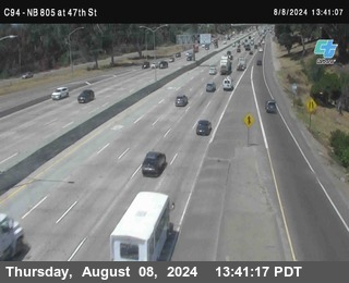 (C094) NB 805 : 47th Street (on ramp)