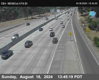 (C094) NB 805 : 47th Street (on ramp)