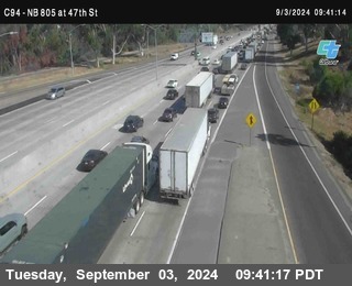 (C094) NB 805 : 47th Street (on ramp)