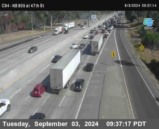 (C094) NB 805 : 47th Street (on ramp)