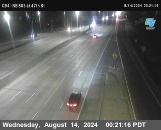 (C094) NB 805 : 47th Street (on ramp)