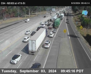 (C094) NB 805 : 47th Street (on ramp)