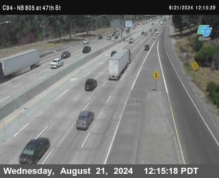 (C094) NB 805 : 47th Street (on ramp)