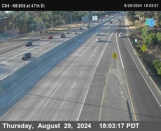 (C094) NB 805 : 47th Street (on ramp)