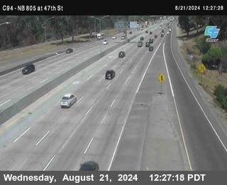 (C094) NB 805 : 47th Street (on ramp)