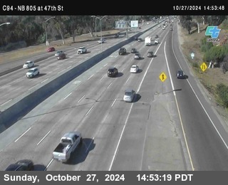 (C094) NB 805 : 47th Street (on ramp)