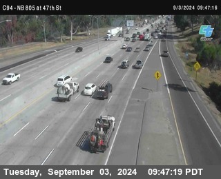 (C094) NB 805 : 47th Street (on ramp)