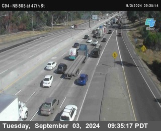 (C094) NB 805 : 47th Street (on ramp)