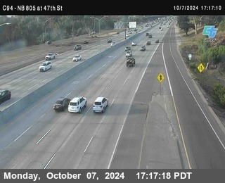 (C094) NB 805 : 47th Street (on ramp)