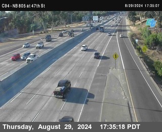 (C094) NB 805 : 47th Street (on ramp)