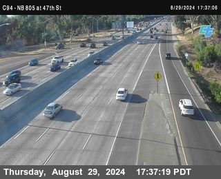 (C094) NB 805 : 47th Street (on ramp)