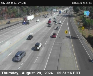 (C094) NB 805 : 47th Street (on ramp)