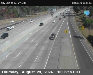 (C094) NB 805 : 47th Street (on ramp)