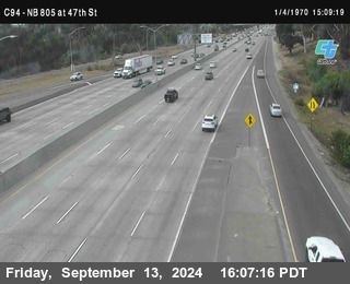 (C094) NB 805 : 47th Street (on ramp)