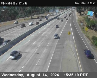 (C094) NB 805 : 47th Street (on ramp)