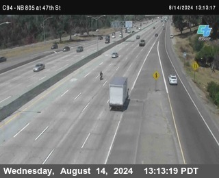 (C094) NB 805 : 47th Street (on ramp)