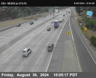 (C094) NB 805 : 47th Street (on ramp)