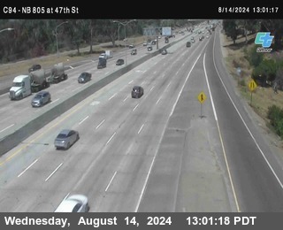 (C094) NB 805 : 47th Street (on ramp)